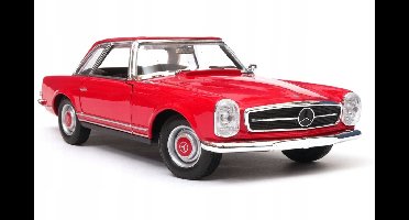 Mercedes Benz 230SL 1963 Modelauto 1:24 Rood Welly