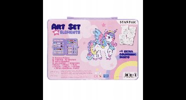 STARPAK Knutselset 68 Delen Eenhoorn - Creatieve Teken- en Schilderkit
