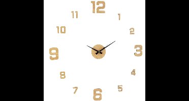 Relaxwonen - Klok - Uniek model - Houtlook - Past overal