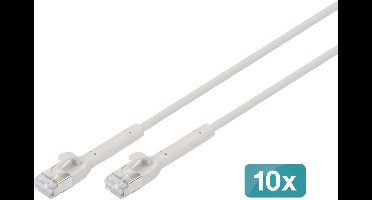 Digitus DK-1632-A-015B-10 netwerkkabel Grijs 1,5 m Cat6a F/FTP (FFTP)