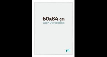 Your Decoration - Fotolijst 60x84 cm - Kunststof - Wit Hoogglans - Annecy