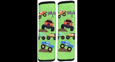 Heckbo - Gordelbeschermer Kinderen - 1st - Monster Truck - Zacht & Wasbaar - Gordelhoes