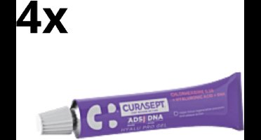 Curasept ADS DNA 350 Hyalu Pro Gel 0,5% CHX - 4 x 30 ml - Voordeelverpakking