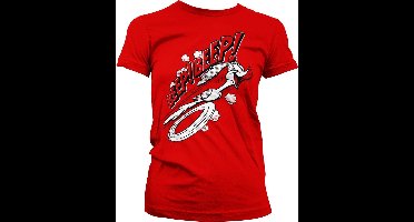Looney Tunes BEEP BEEP Girly Tee Damen T-Shirt Red-S
