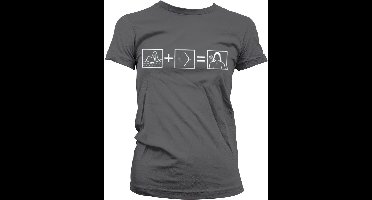 Arrow Riddle Girly T-Shirt Damen Dark-Grey-S