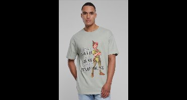 Mister Tee Upscale Peter Pan - Disney 100 Faith and Trust Oversize Heren T-shirt - L - Groen
