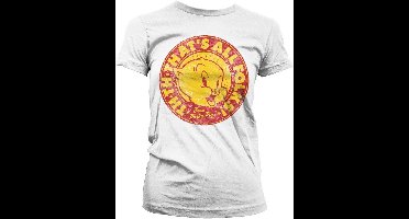 Looney Tunes Porky Pig That's All Folks! Girly Tee Damen T-Shirt White-M