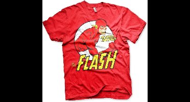 DC Comics The Flash Heren Tshirt -M- Fastest Man Alive Rood
