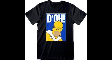 The Simpsons D'OH! Heren T-shirt - zwart - XXL