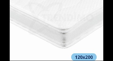 Topper 120x200 XXL Bamboo Pure 3D Topper - Hybride - Topmatras Naturalis - 11cm dik - Matras Antibacterieel - Orthopedisch