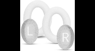 Geschikt voor BOSE QC45 oorkappen Accessoires voor bluetooth-hoofdtelefoon Oordopjeshoes-wit