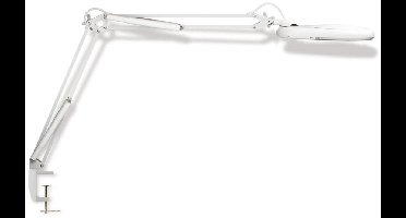 Vergrootglas met LED-lamp en klem - Prym