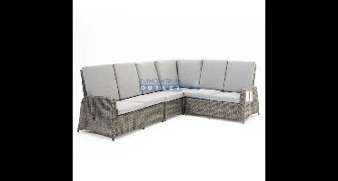 Hoekbank Vita Veloso wicker verstelbaar
