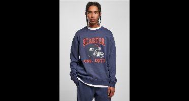 Starter Black Label - Football Crewneck sweater/trui - S - Donkerblauw