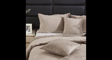 Maya Pluche Dekbedovertrek 240x260 cm Beige - Zacht & Elegant
