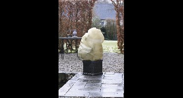 Nature - Winterhoes - H100 x Ø50cm (3 stuks) - beige - afdekhoes - met aantrekkoord