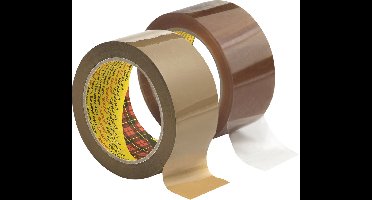 Verpakkingsplakband bruin, 38 mm x 66 m