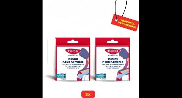 HeltiQ Instant Koud Kompres 14 x 15 cm - 2x Voordeelverpakking!