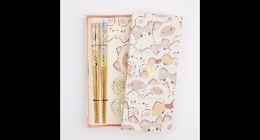 Tokyo Design Studio - Eetstokjes Set - Kawaii Katten - 2 Paar