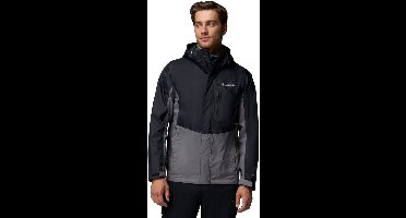 Columbia Pouring Adventure™ III Jacket Heren Outdoorjas - Black, City Grey