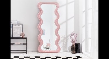Design wandspiegel CURVY 160cm roze - 43162