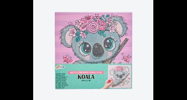 Diamond Painting Canvas Koala – 27 × 27 cm | Compleet Glinsterend Knutselpakket