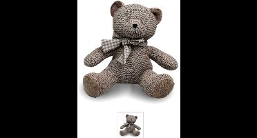 Taupe beer, Beer, Knuffel, Baby, Cadeau, Babyshower, Plush Tubby 17x17x19cm taupe