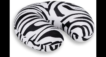 Kuschelmaxx kinder-nekkussen - Reiskussen vliegtuig - Zebra print - Stevig & zacht - Mooie print - Gevuld met microgranulaat - Vormvast & wasbaar - Ideaal voor op reis