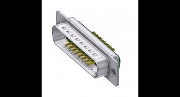 Deltron Connectors DTS 17W2 PZ/2 D-sub stekker 180 ° Aantal polen: 17 1 stuk(s)
