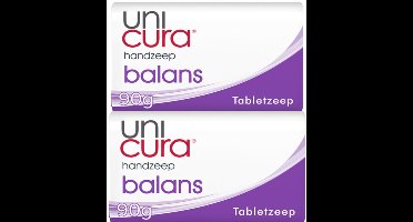Unicura Balans anti-bacterieel Zeeptablet Balance - 2  x 90 Gram 1 pack