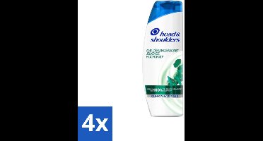 4 x Head & Shoulders - Anti-Roos Shampoo - Jeukende Hoofdhuid - 285 ml - Roos Shampoo - Anti-roos Shampoo - Jeukende Hoofdhuid - Hoofdhuidverzorging - Roosvrij Haar
