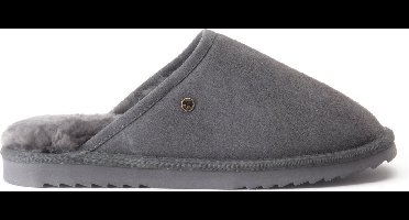 Warmbat Classic Unisex Suede Heren Sloffen - Charcoal