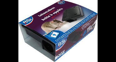 BSI Ratten Lokaasdoos XL – Extra Grote Voerdoos voor Ratten & Muizen – Afsluitbaar – 24 x 19 x 9,5 cm