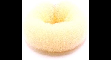 Haardonut met druksluiting blond