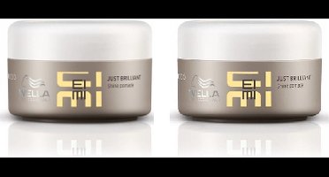 Wella EIMI Just Brilliant Pomade - voordeelverpakking - 2 x 75ml