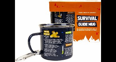 Gift Republic Emaille Mok - Survival