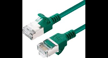 Microconnect V-FTP6A0025G-SLIM netwerkkabel Groen 0,25 m Cat6a U/FTP (STP)