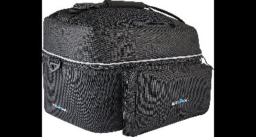 KlickFix Rackpack Touring Draagbare Fietstas voor GTA, zwart