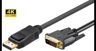 Microconnect 5m DisplayPort/DVI 5m DisplayPort DVI Zwart