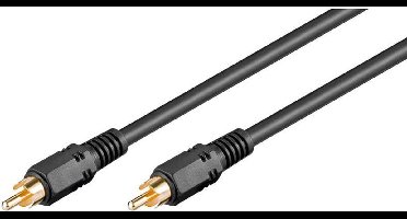 Microconnect AUDC05G audio kabel 5 m RCA Zwart