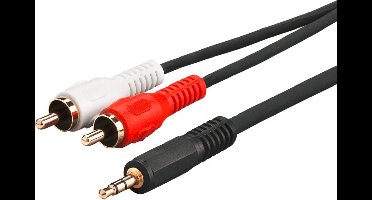 Microconnect 3.5mm - 2xRCA (10m)