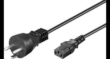Microconnect PE120418 electriciteitssnoer Zwart 1,8 m Netstekker type K C13 stekker