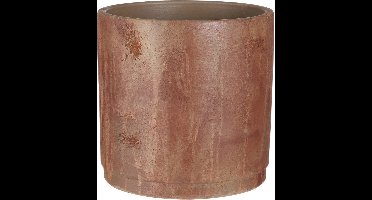 Mica Decorations Mies Bloempot - 28x28x27 cm - Terracotta - Rood