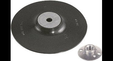 wolfcraft - Steunschijf 125 mm voor haakse slijper - 2454000