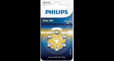 Batteries Philips Zinc (6 uds)