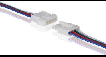 Velleman CONNECTOR VOOR RGB LEDSTRIP - MET KABEL (MANNELIJK-VROUWELIJK)