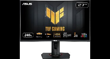 ASUS TUF Gaming VG27VQM - Full HD Curved Gaming Monitor - 240hz - 27 inch
