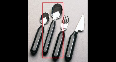 Lichtgewicht bestek met dikke handgreep - lepel