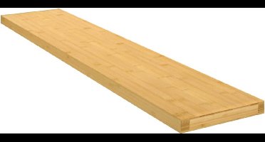 vidaXL - Wandschap - 100x20x4 - cm - bamboe