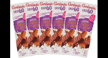Gerlinéa | Reep Easy Go Choco Crisp | Voordeelpakket | 6 x 116 gram